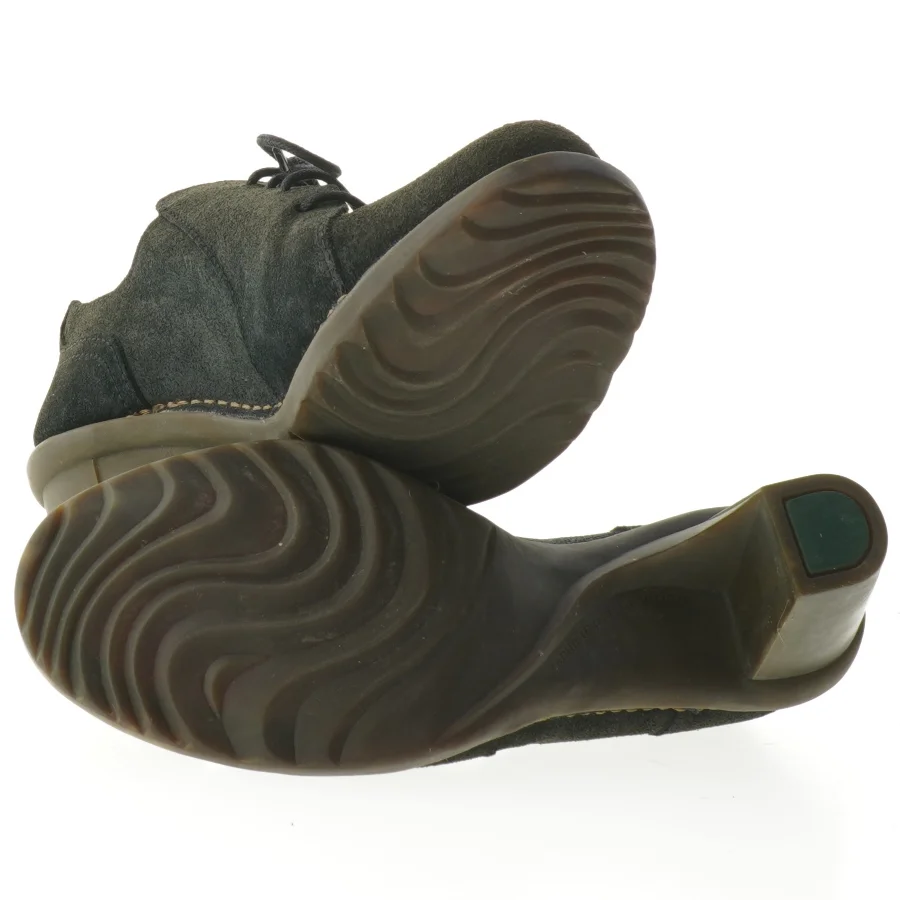 El Natura Lista sort snøresko med hæl (str. 39 )