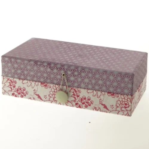 Dekorativ opbevaringsboks (str. 8x25,5x13,5 cm)