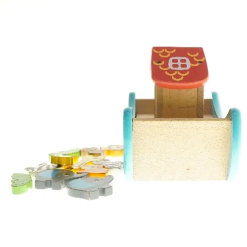 Trælegetøj - Noahs Ark fra Fætter BR (str. 24,5x16 cm)