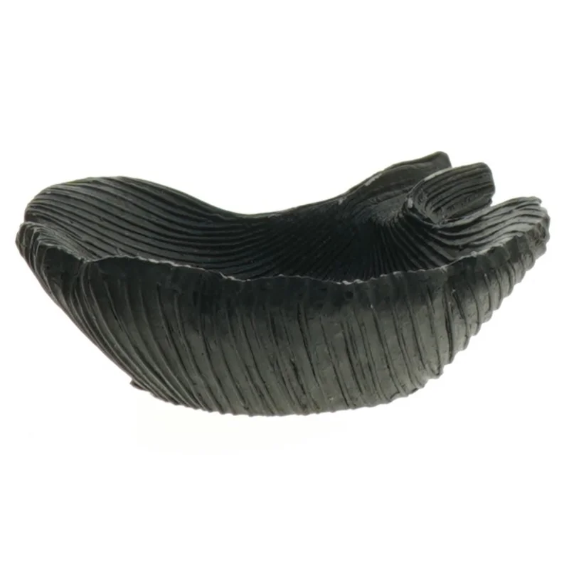 Sort muslingeskal dekoration fra Form living (str. 12 x 11 cm)