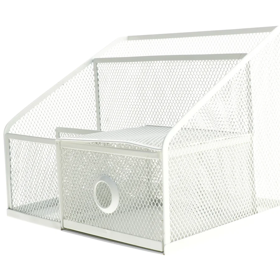 Metalmesh skrivebordsorganisator (str. 26 x 21 cm)