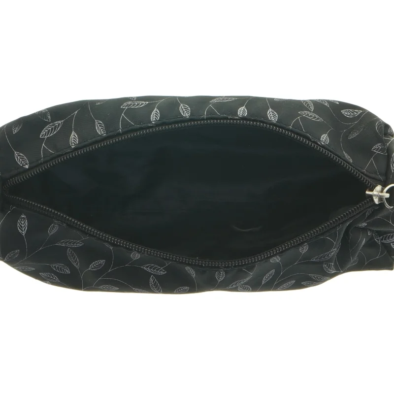 Sort penalhus med bladtryk (str. 25 cm. ja)