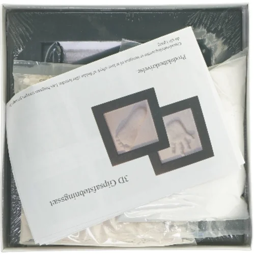 3D gipsafstøbningssæt (str. 25x25 cm)