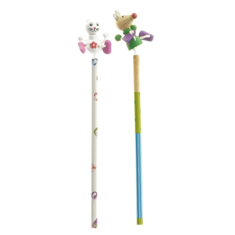 2 blyanter med figurer (str. 2 stk 22 cm)