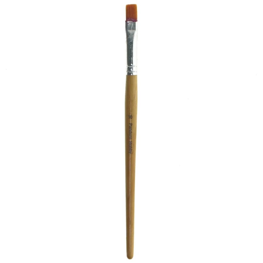 Flad pensel fra Panduro (str. 19,5 cm)