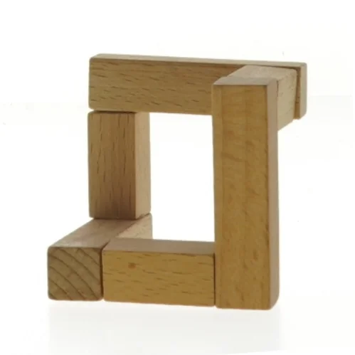 Træpuslespil (str. 6x6 cm)