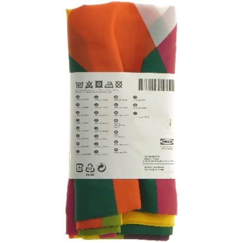 Farverigt badeforhæng 180x200 cm fra IKEA (str. 180x200 cm)