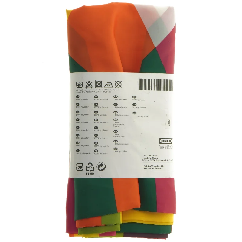 Farverigt badeforhæng 180x200 cm fra IKEA (str. 180x200 cm)