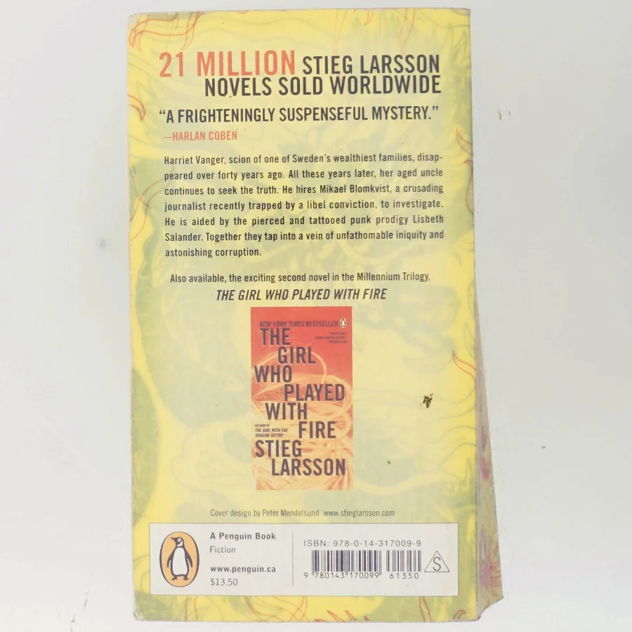 The Girl with the Dragon Tattoo af Stieg Larsson (Bog)