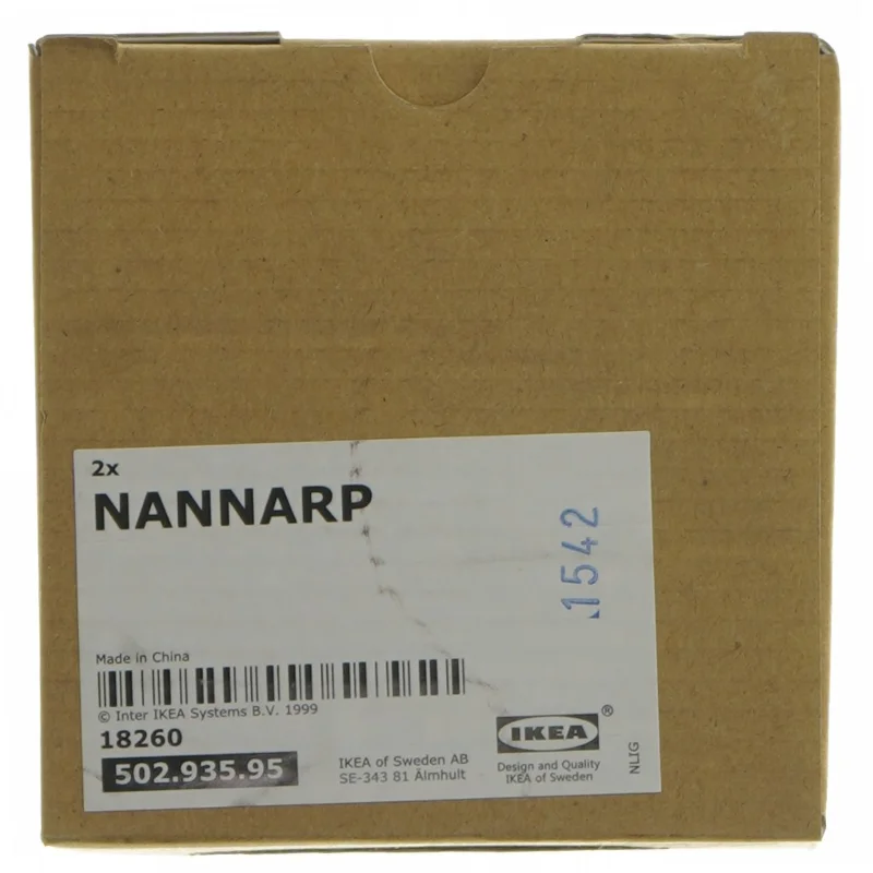 IKEA NANNARP grå ben fra IKEA (str. 11x10,5x10,5 cm)