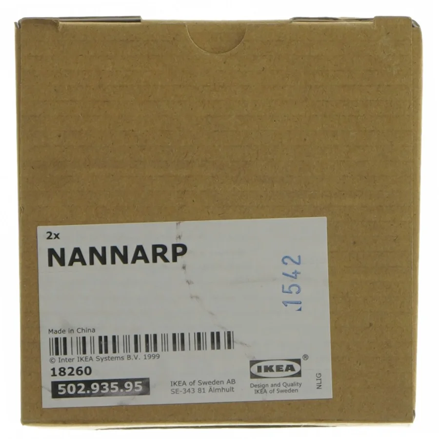 IKEA NANNARP grå ben fra IKEA (str. 11x10,5x10,5 cm)