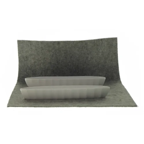 Smalt fad (2 styks) (str. L: 24 cm)