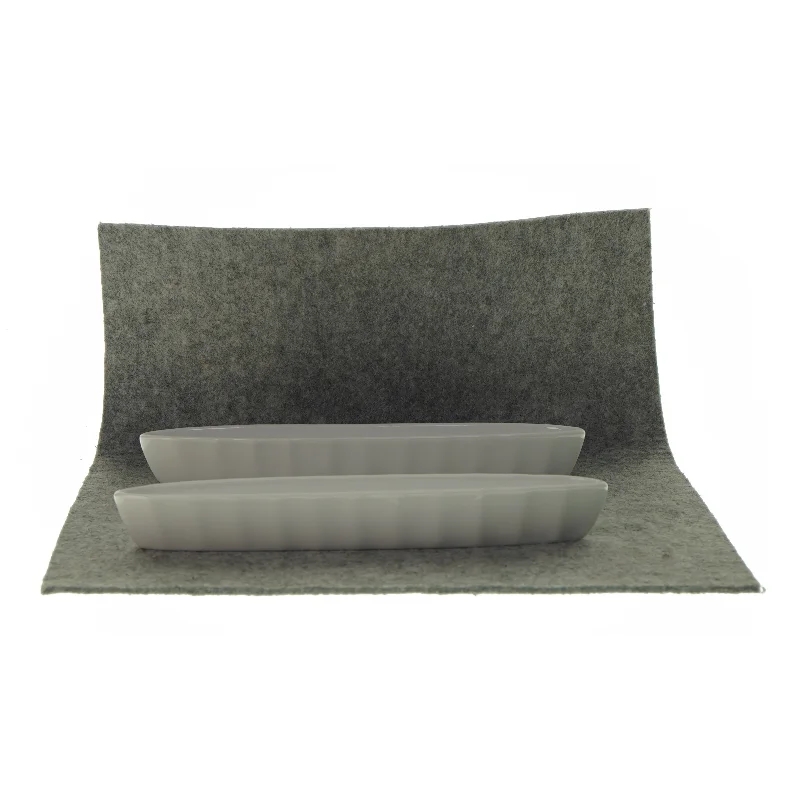 Smalt fad (2 styks) (str. L: 24 cm)