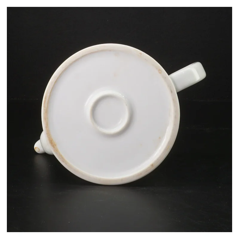 Tekande med metalskinnende låg (str. Ø 14 cm)