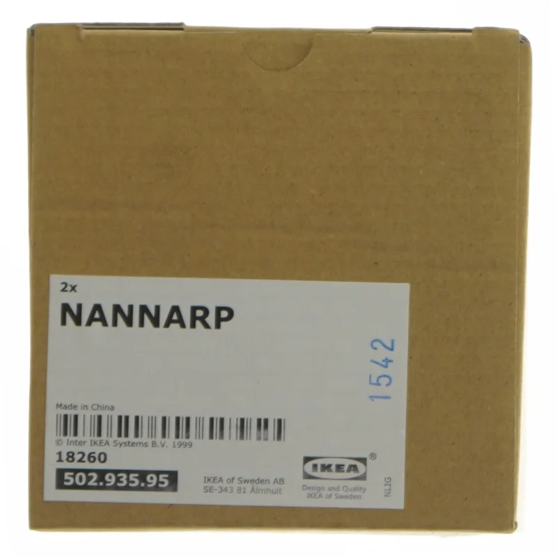 IKEA NANNAARP grå ben fra IKEA (str. 11x10,5x10,5 cm)