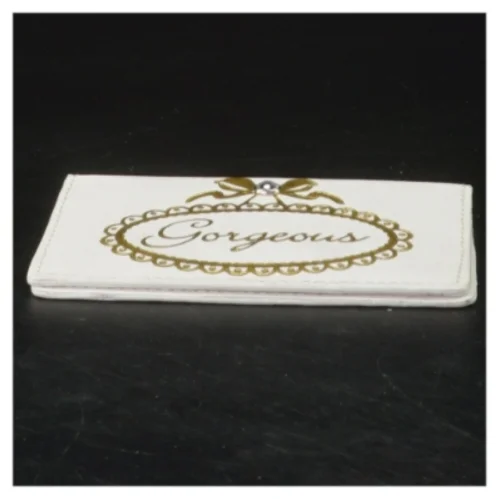 Lille pung med 'Gorgeous' design (str. 7x10 cm)