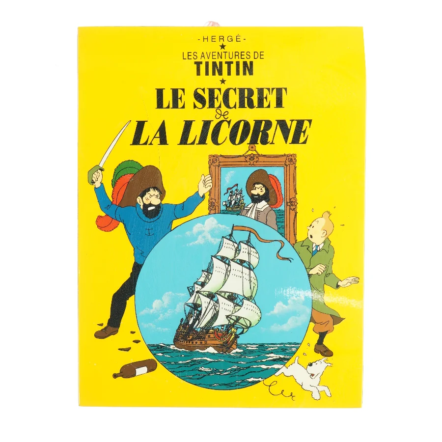 Tin Tin billede (str. LB 40 x 30 cm)