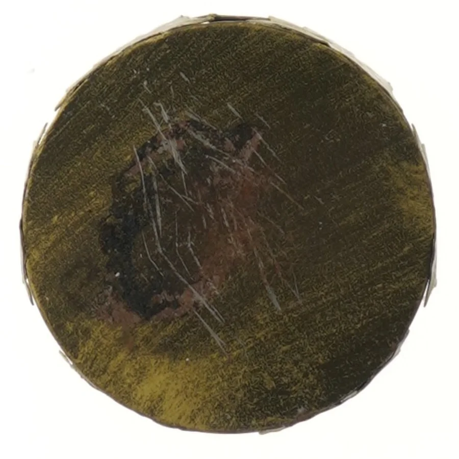 Dekorativ metalring med bladdesign (str. Ø 11 cm)