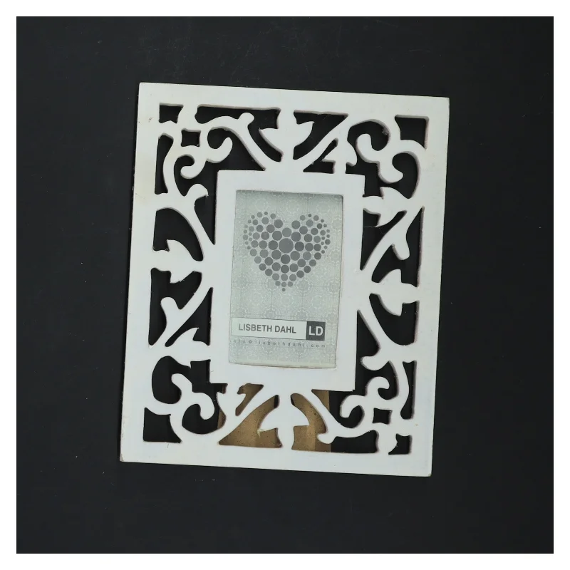 Dekorativ billedramme fra Lisbeth Dahl (str. 15x12,5 cm)