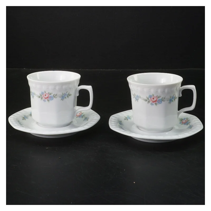 Kaffekop sæt med underkop (str. Ø 12,5&7x9 cm)