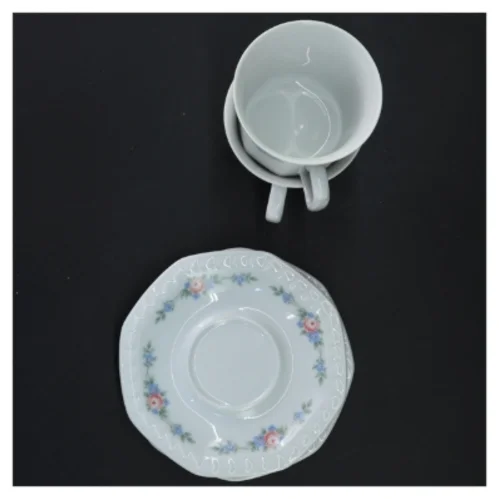 Kaffekop sæt med underkop (str. Ø 12,5&7x9 cm)