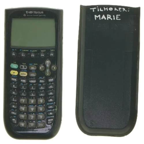 Texas Instruments TI-89 Titanium grafregner med instrukstionsbog fra Texas Instruments (str. 19x9 cm)