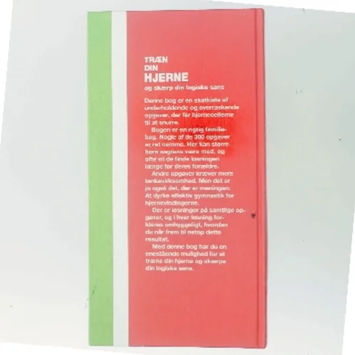 Træn din hjerne af Anker Tiedemann (Bog)