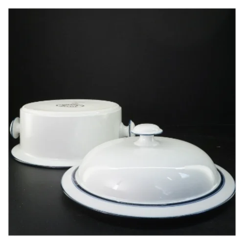 Dansk Bistro serveringsfad med låg (str. 28 cm)