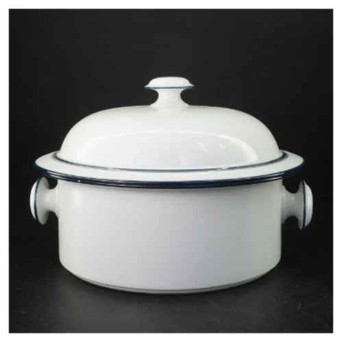 Dansk Bistro serveringsfad med låg (str. 28 cm)