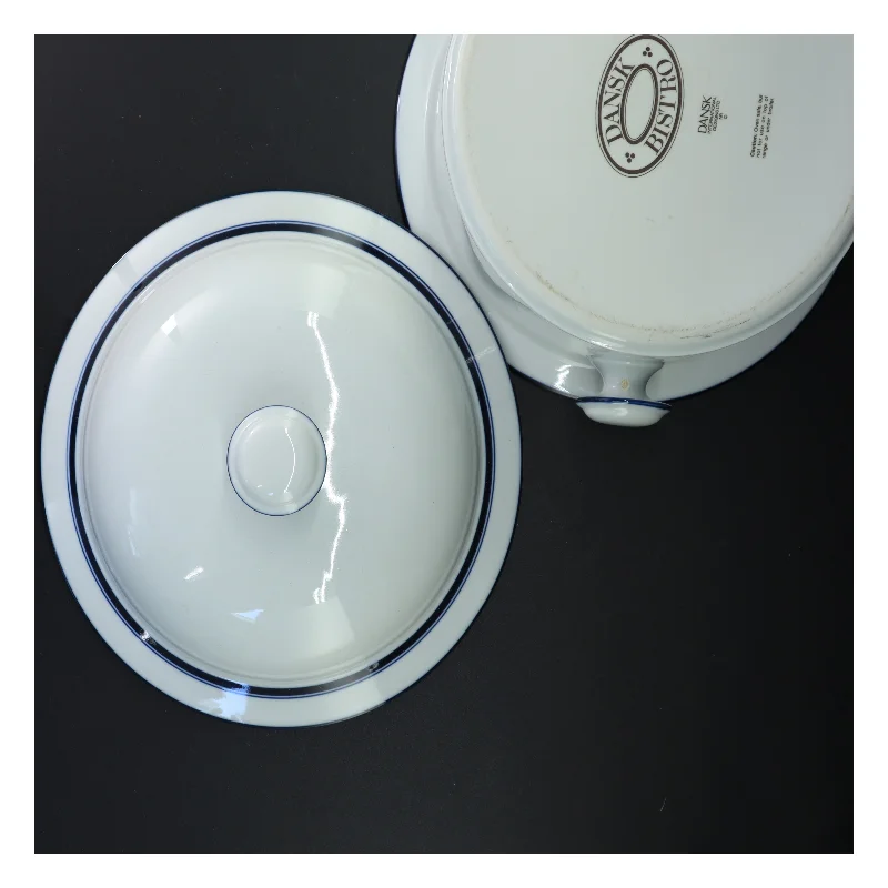 Dansk Bistro serveringsfad med låg (str. 28 cm)