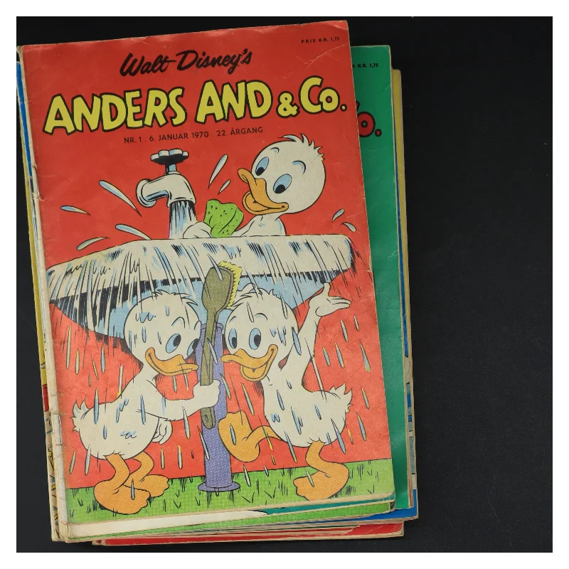 Samling af Anders And & Co. tegneserieblade