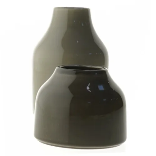 To keramiske vaser fra Kahler (str. 8x10&14x9,5 cm)