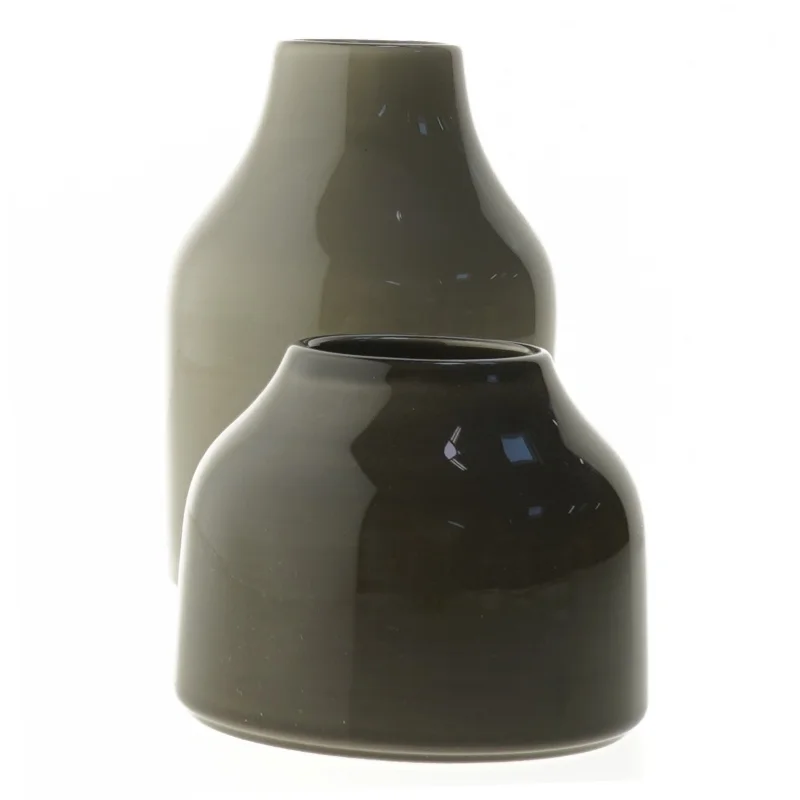 To keramiske vaser fra Kahler (str. 8x10&14x9,5 cm)