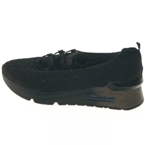 Sorte sneakers med sten fra Venice (str. 30 cm)