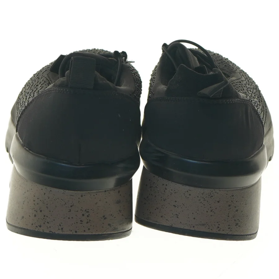 Sorte sneakers med sten fra Venice (str. 30 cm)