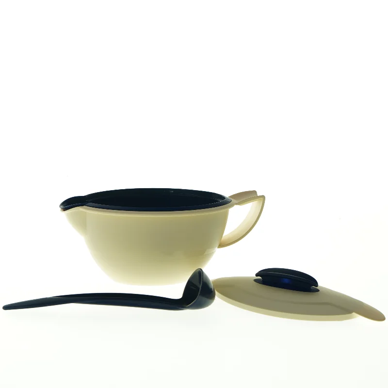 Sovsekande med låg og øse fra Tupperware (str. 22 x 12 cm)