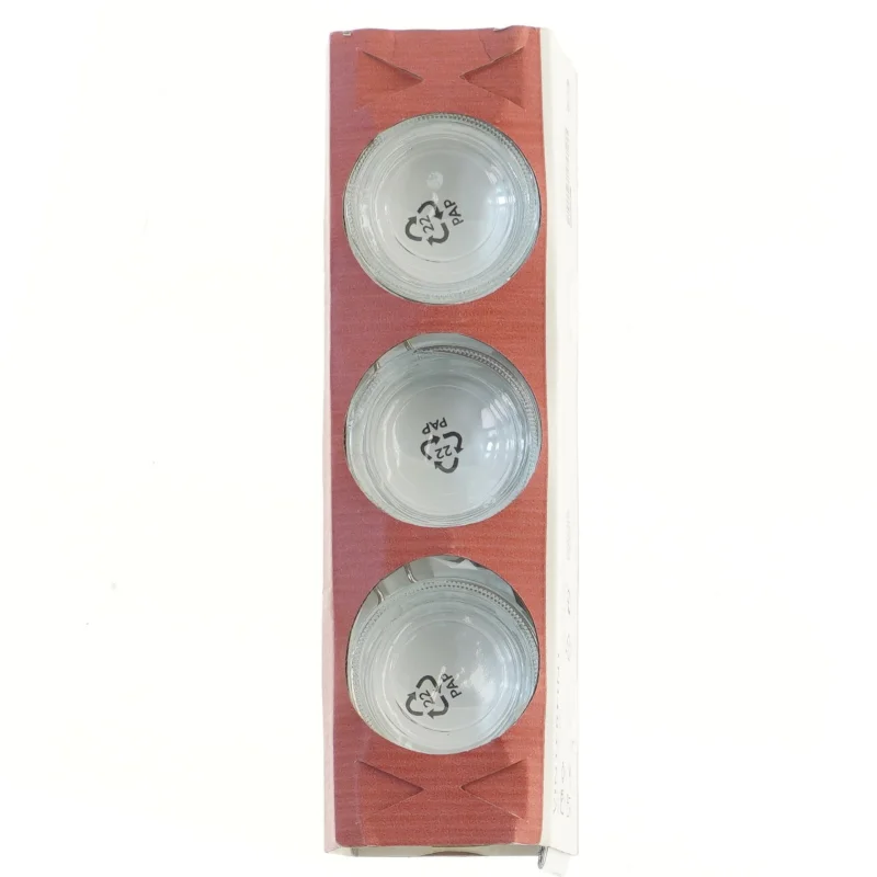 Vinterfint glaslysestager sæt fra IKEA (str. Ø 8 cm)