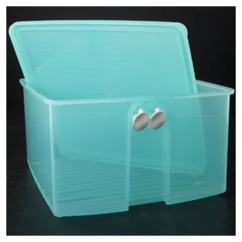 Køleskabsæske med låg fra Tupperware (str. 21 x 21 x 12 cm)