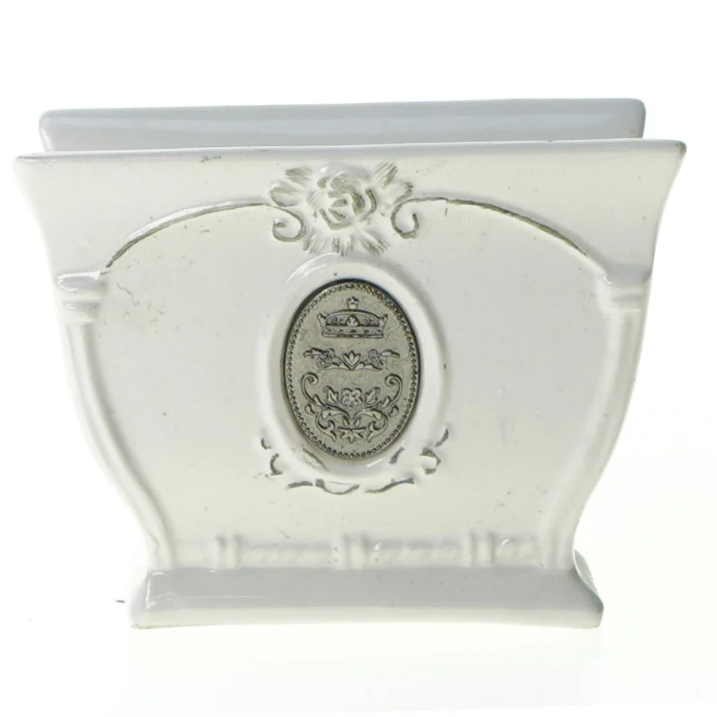 Porcelæns holder fra Udesen Danmark (str. 10 x 7 x 3 cm)