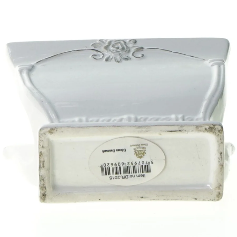 Porcelæns holder fra Udesen Danmark (str. 10 x 7 x 3 cm)