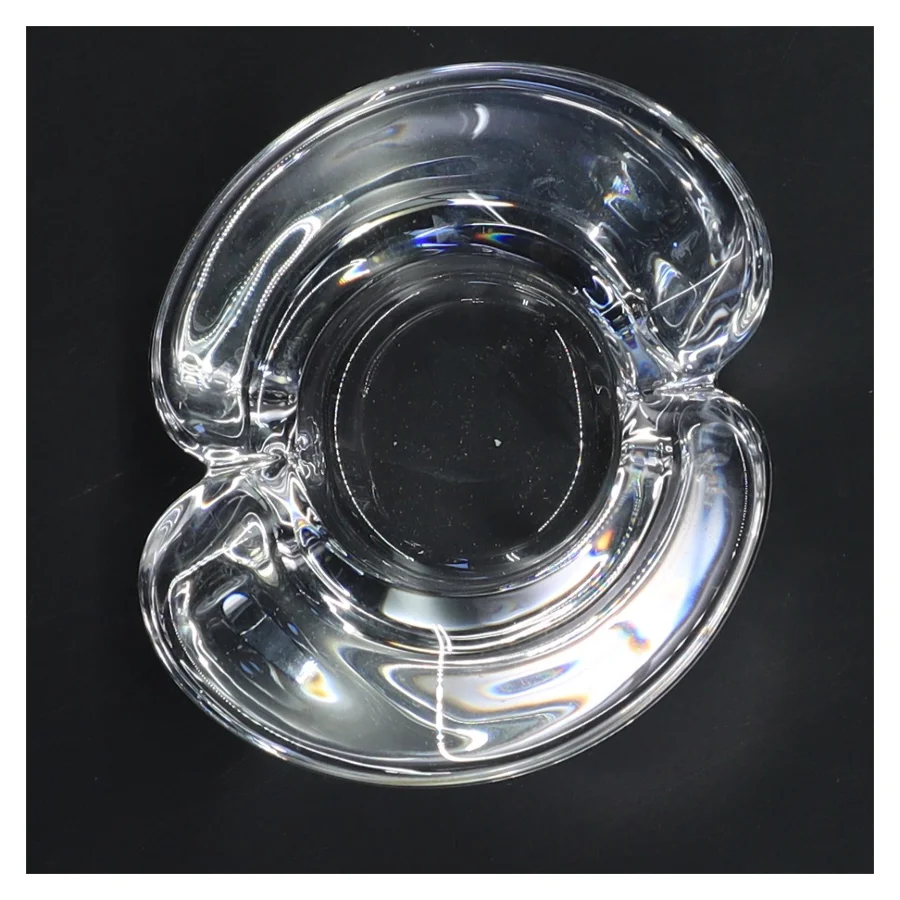 Glas lysestage (str. 10,5 cm)