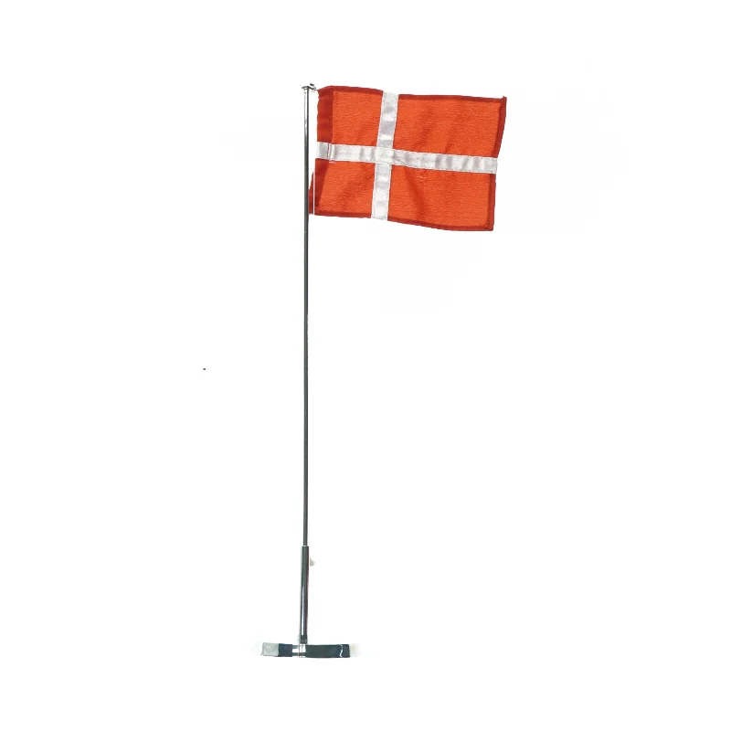 Dannebrog flagstang til bord (str. 43 x 9 cm)