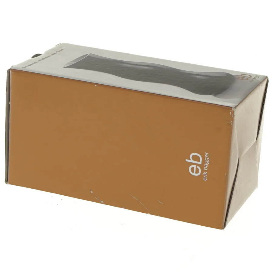 Sort glasvase 20 cm fra Erik Bagger (str. 20 cm)