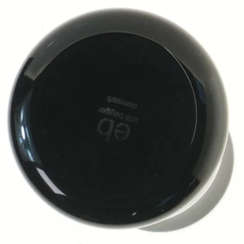 Sort glasvase 20 cm fra Erik Bagger (str. 20 cm)