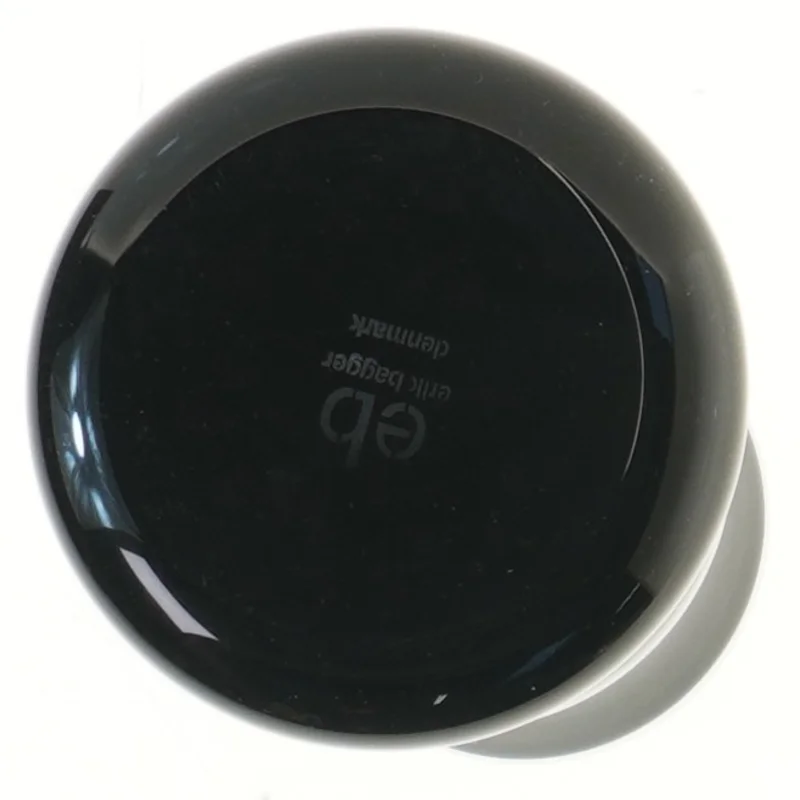 Sort glasvase 20 cm fra Erik Bagger (str. 20 cm)