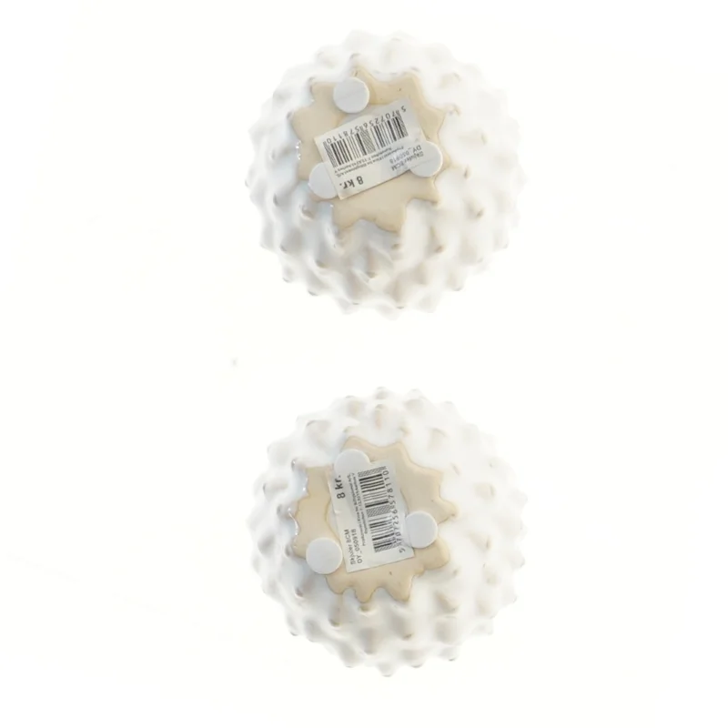 Små hvide vaser fra Billig Blomst (str. 2 styk, 7,5x8 cm)