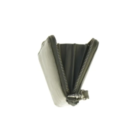 Læderpung med håndledsrem fra Depeche (str. 20 x 11 cm)