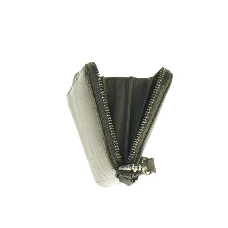 Læderpung med håndledsrem fra Depeche (str. 20 x 11 cm)