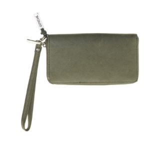 Læderpung med håndledsrem fra Depeche (str. 20 x 11 cm)