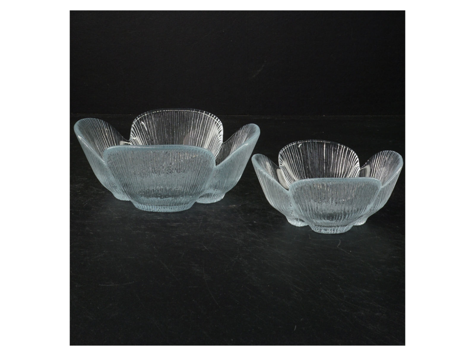 Glas skåle (str. Ø. 11-16. cm)